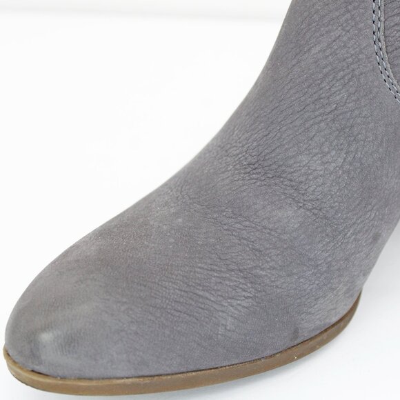 Frye ‘Jennifer’ Gray Leather Ankle Zip Bootie Size: 10 M - Picture 5 of 8